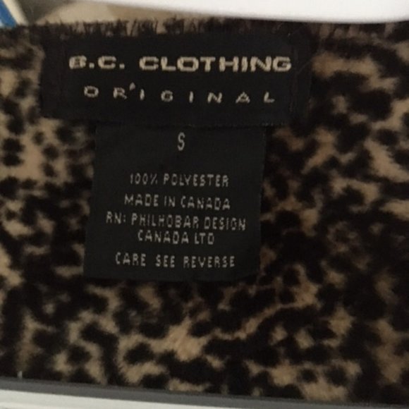 Cute & Sexy, Fall, EUC, Brown Jacket with Leopard Skin lining, & Hood  S - Picture 4 of 4